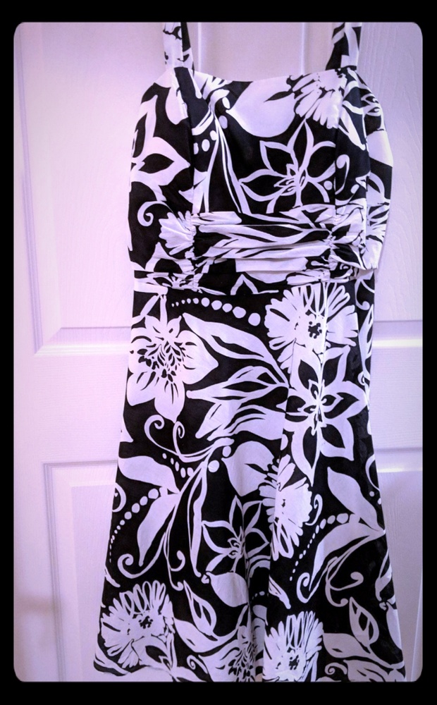 Black and white dress